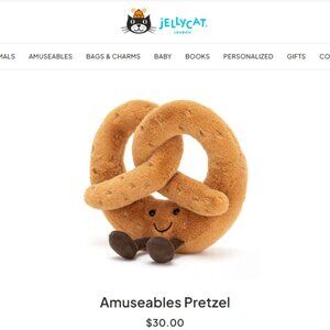 Jellycat Amuseables Pretzel